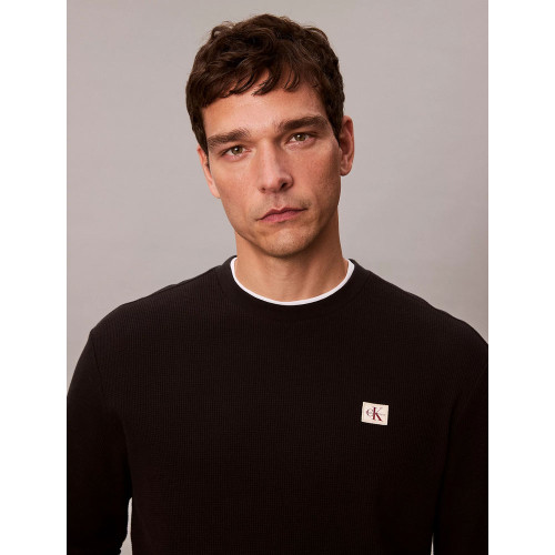 Calvin Klein Ανδρική μακρυμάνικη μπλούζα Long Sleeve Waffle T-shirt